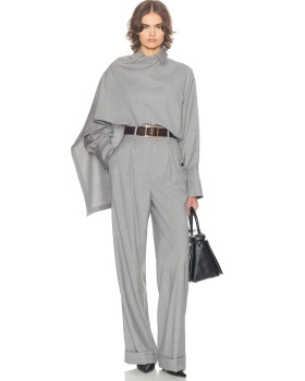 Modeling fashion shirt European style long pants a set