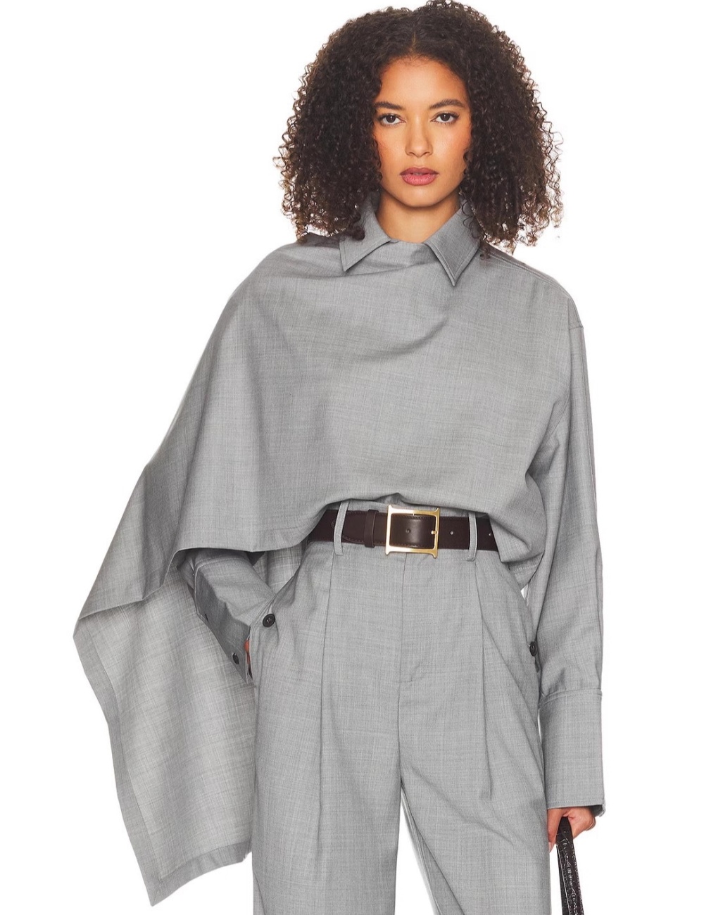 Modeling fashion shirt European style long pants a set