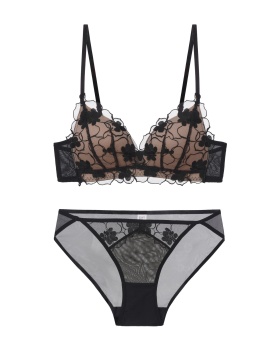 Gather underwear France style Bra a set for women