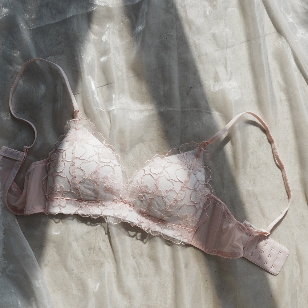 Gather underwear France style Bra a set for women