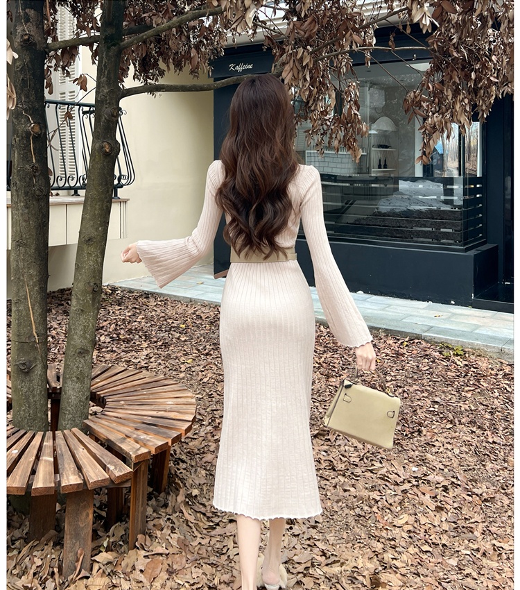 France style slim long dress elegant dress for women