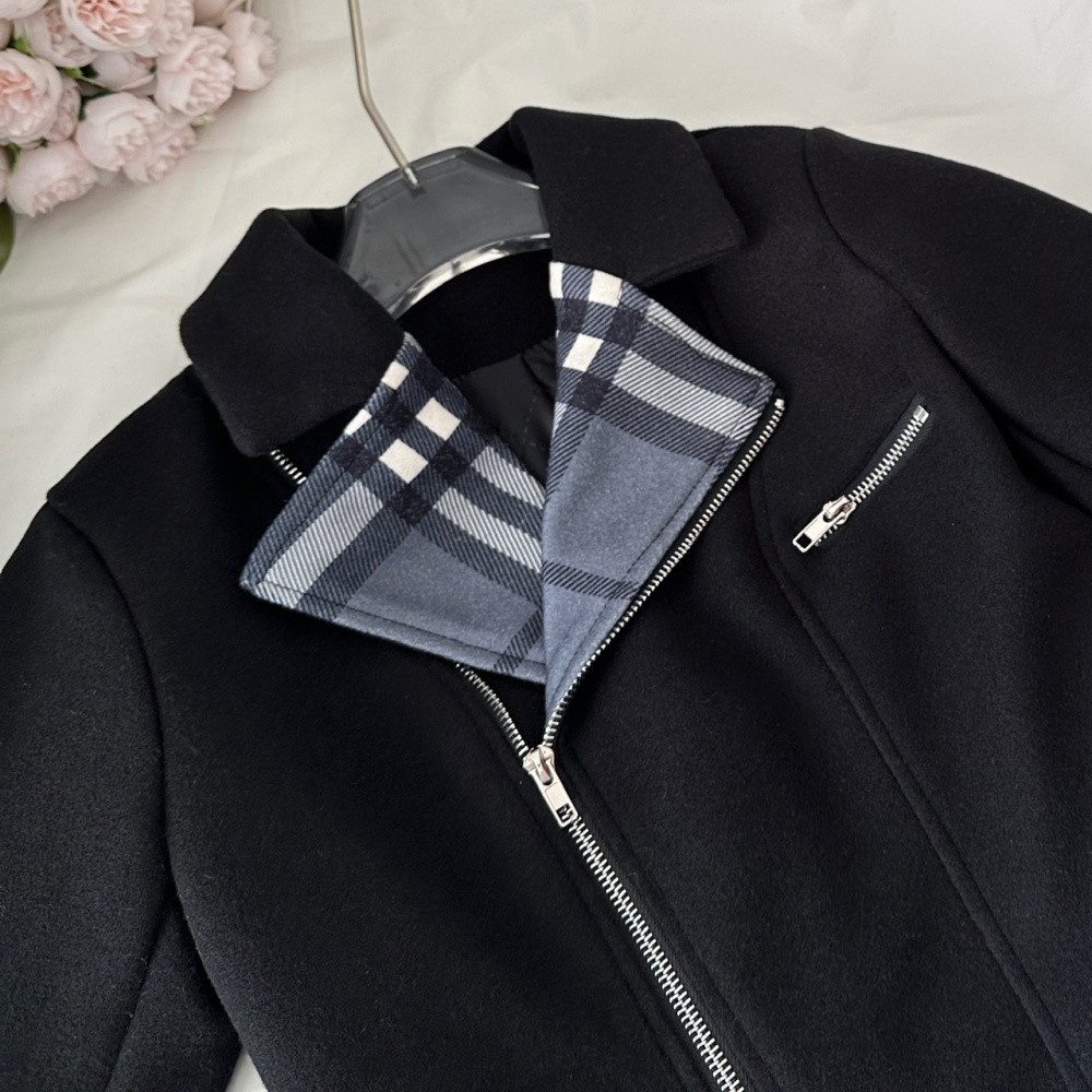 Short mixed colors coat autumn and winter business suit a set