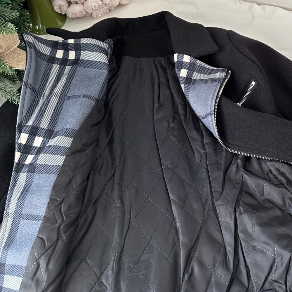 Short mixed colors coat autumn and winter business suit a set