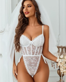 Conjoined sexy lace sexy flowers European style underwear