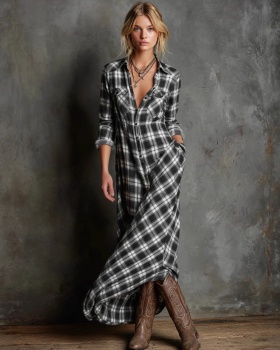 Elegant European style dress temperament shirt for women