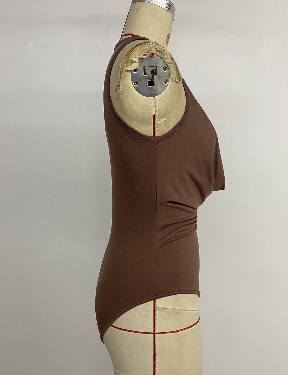 Sexy light V-neck summer pure halter leotard