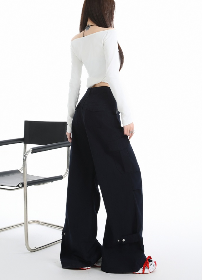 Foot mouth work clothing loose jeans for women