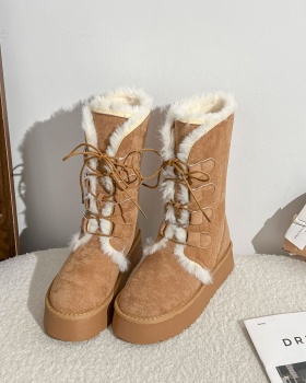 Plus velvet snow boots Casual martin boots for women