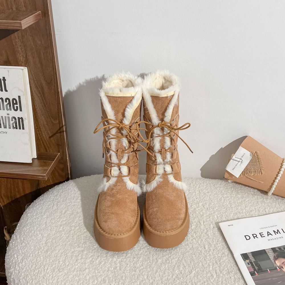 Plus velvet snow boots Casual martin boots for women