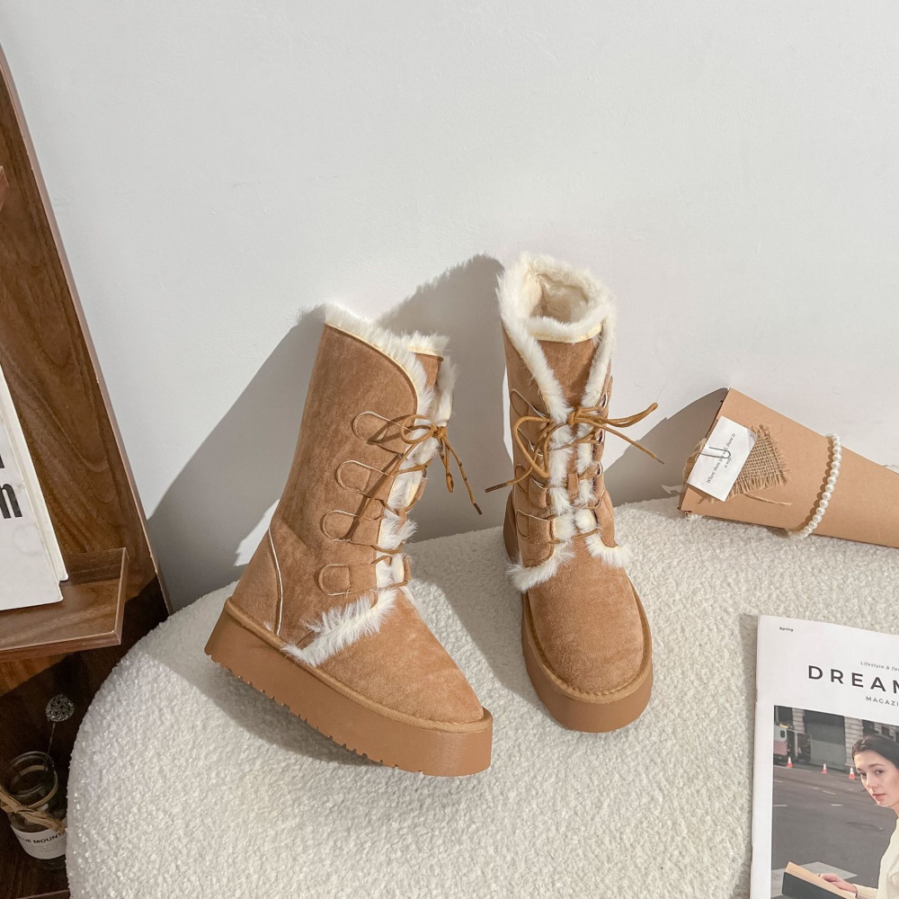 Plus velvet snow boots Casual martin boots for women