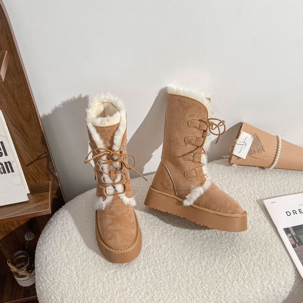 Plus velvet snow boots Casual martin boots for women