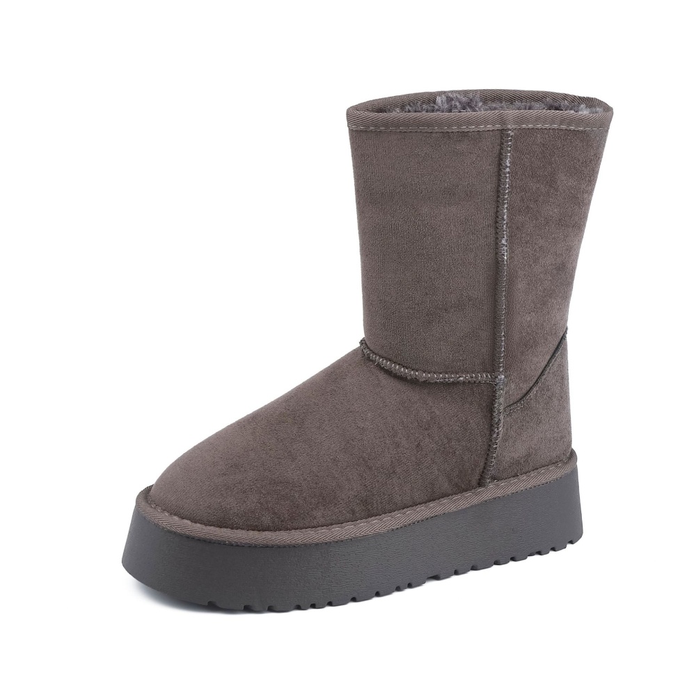 Wears outside short boots thick crust snow boots for women