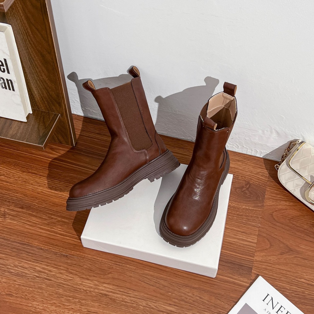 Temperament boots low cylinder martin boots for women