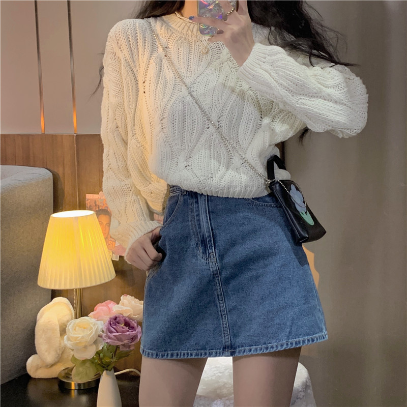 Western style tops autumn and winter sweater for women