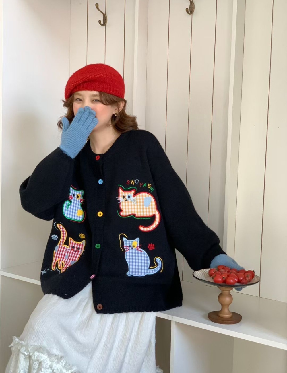 Autumn and winter lazy cardigan Korean style coat