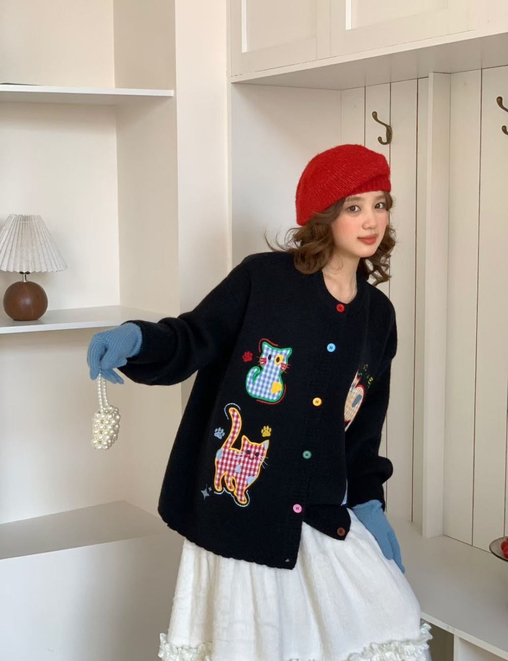 Autumn and winter lazy cardigan Korean style coat