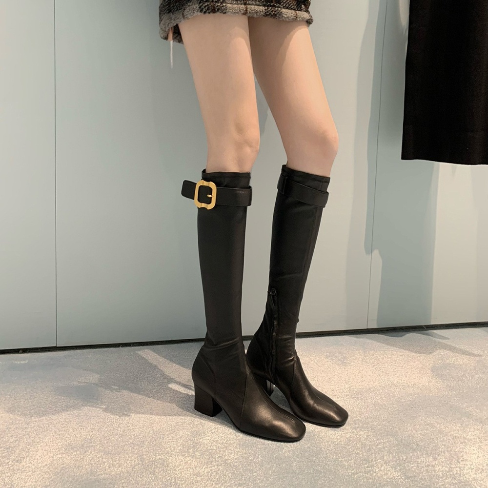 Winter boots thick crust thigh boots for women