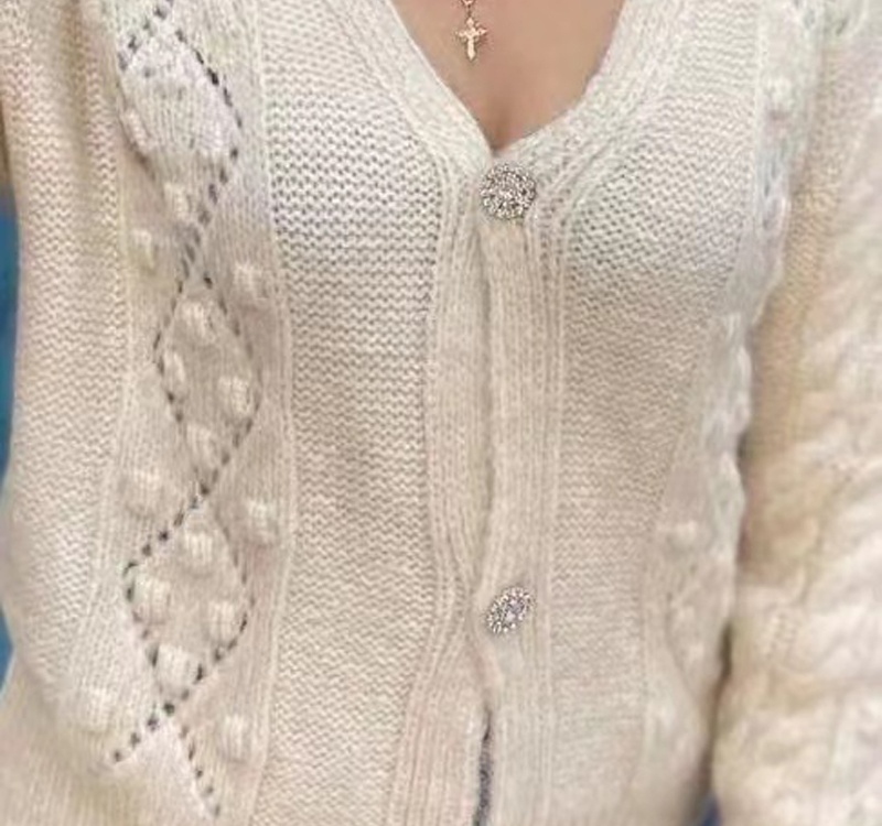 Thick knitted sweater autumn and winter fashion cardigan