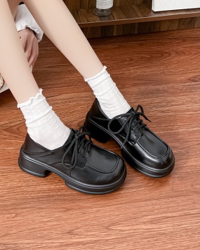 Soft soles leather shoes frenum loafers for women