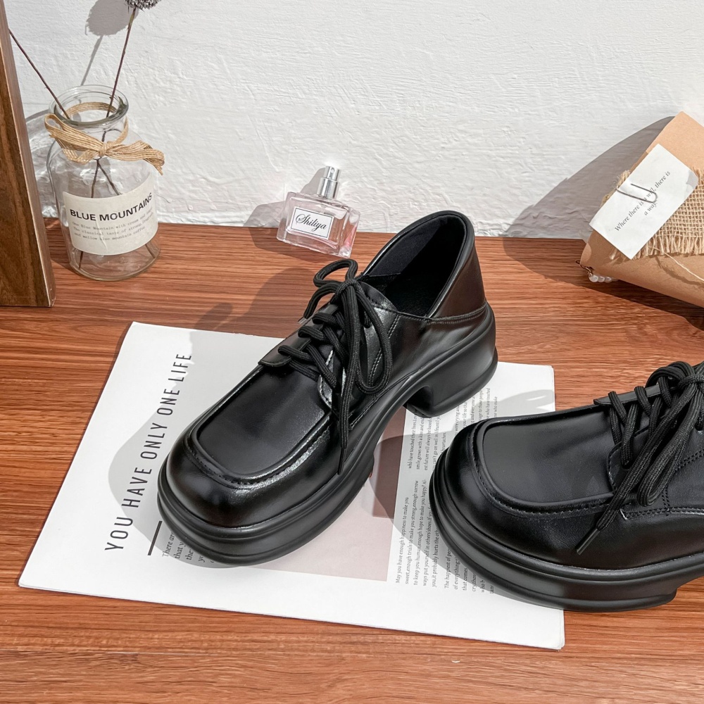 Soft soles leather shoes frenum loafers for women