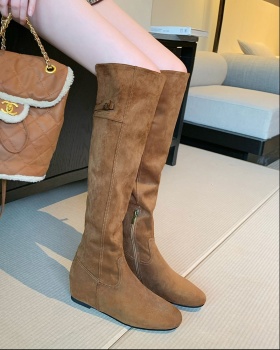 Winter thigh boots soft soles boots for women