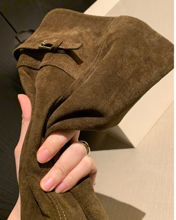 Winter thigh boots soft soles boots for women