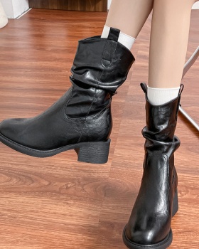 Retro Casual all-match boots low cylinder soft soles short boots