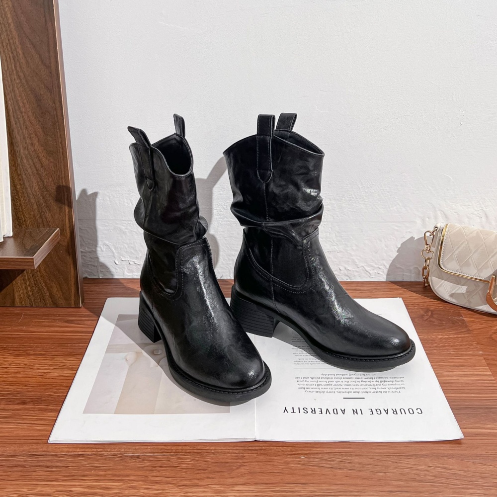 Retro Casual all-match boots low cylinder soft soles short boots