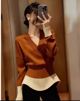 Inside the ride slim autumn and winter sweater for women