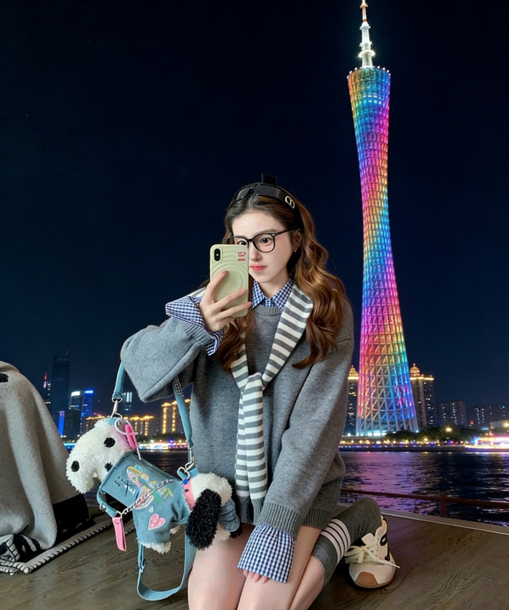 Casual Korean style dress spring long sleeve hoodie