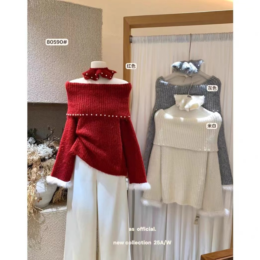 Slim autumn and winter hair ring loose with hair