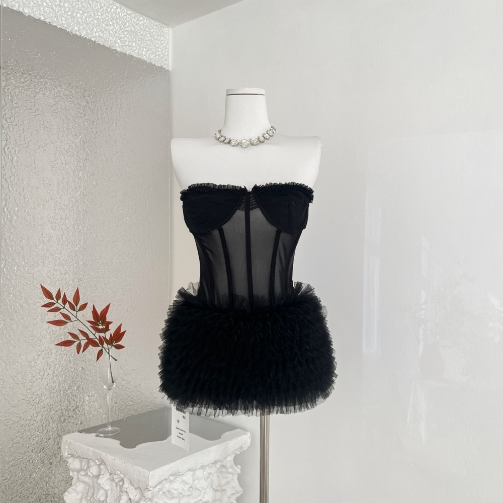 Perspective tops spicegirl vest 2pcs set for women