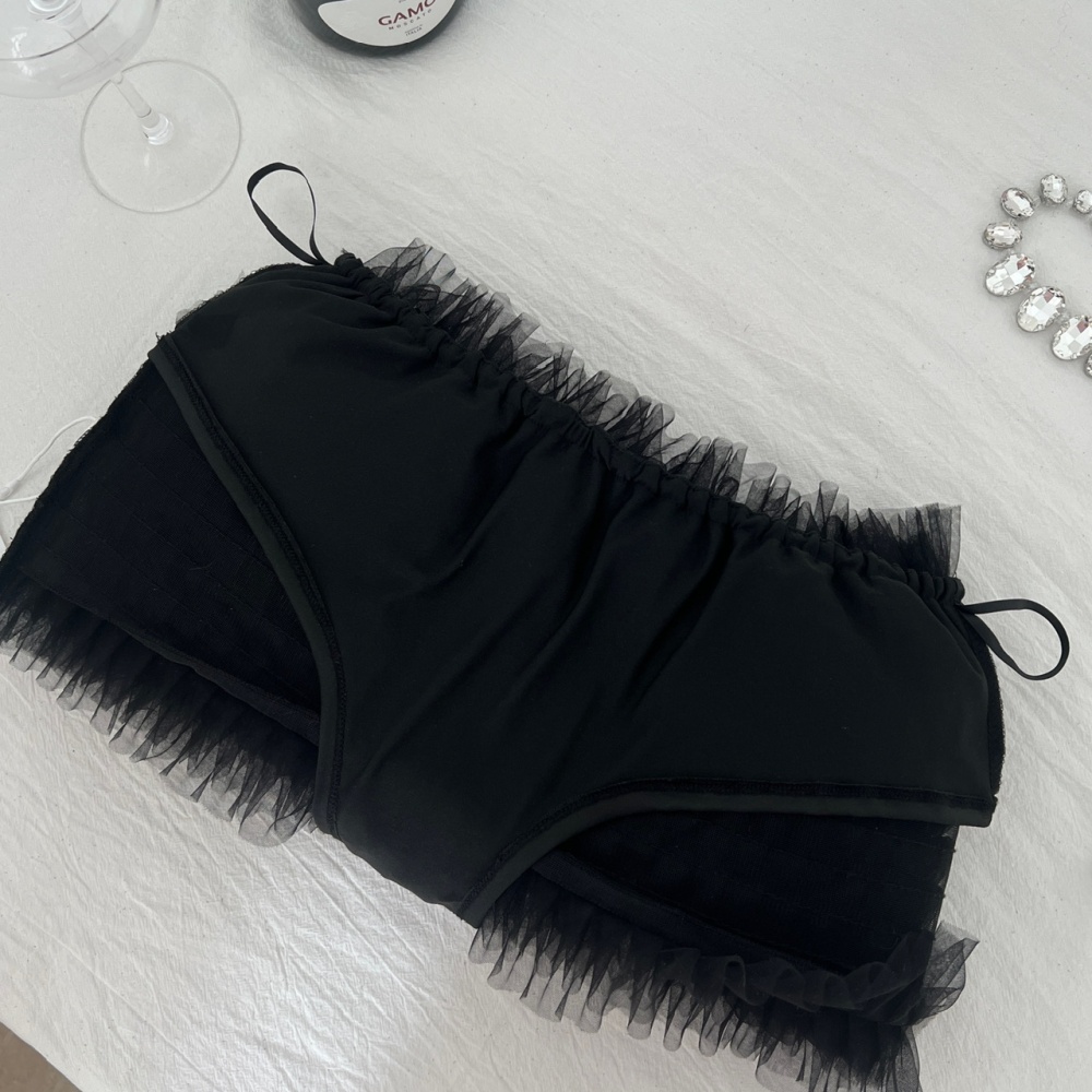 Perspective tops spicegirl vest 2pcs set for women