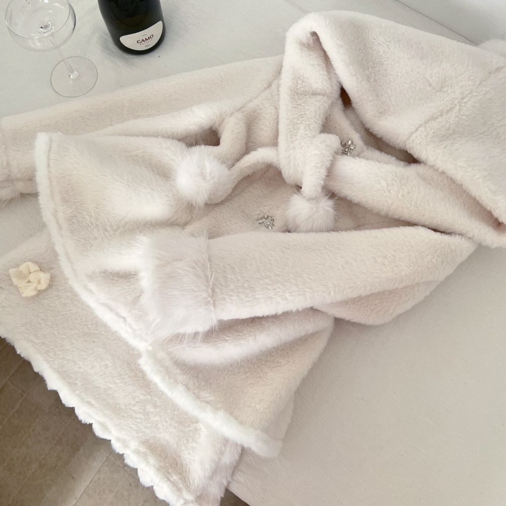 Fashion maiden short skirt winter lazy tops a set