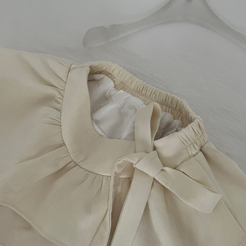 Twist thick and disorderly sweater wool short skirt 2pcs set