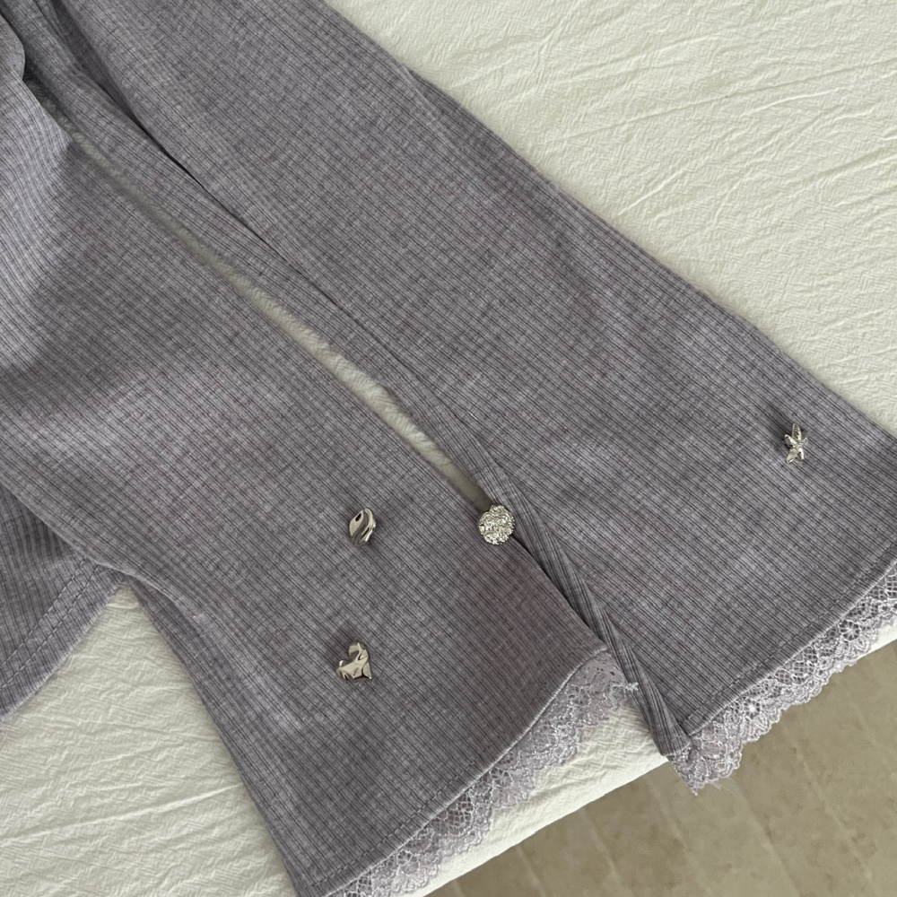 Enticement tops autumn and winter short skirt 3pcs set