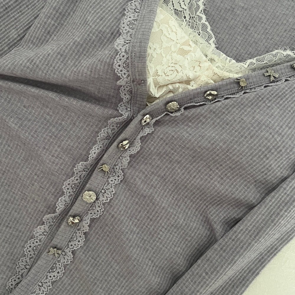 Enticement tops autumn and winter short skirt 3pcs set