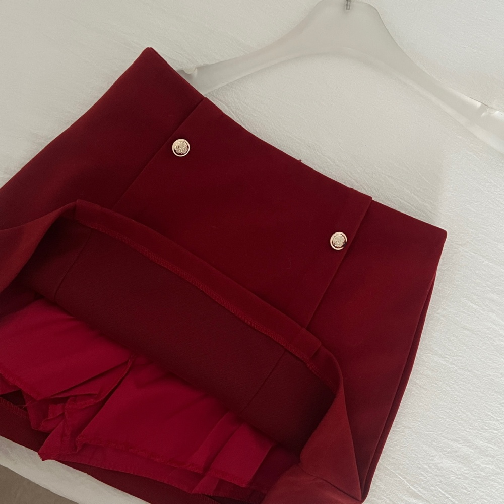 Autumn and winter niche short skirt enticement tops 2pcs set