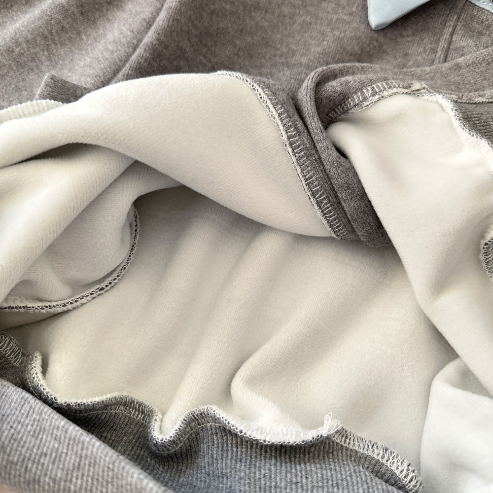 Long sleeve college style tops lapel sweater a set for women