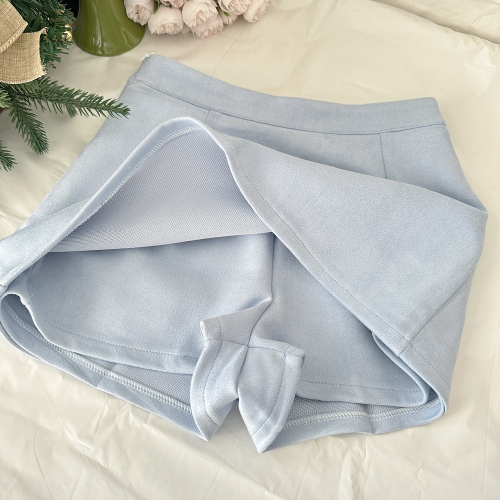 Niche short skirt woolen jacket a set