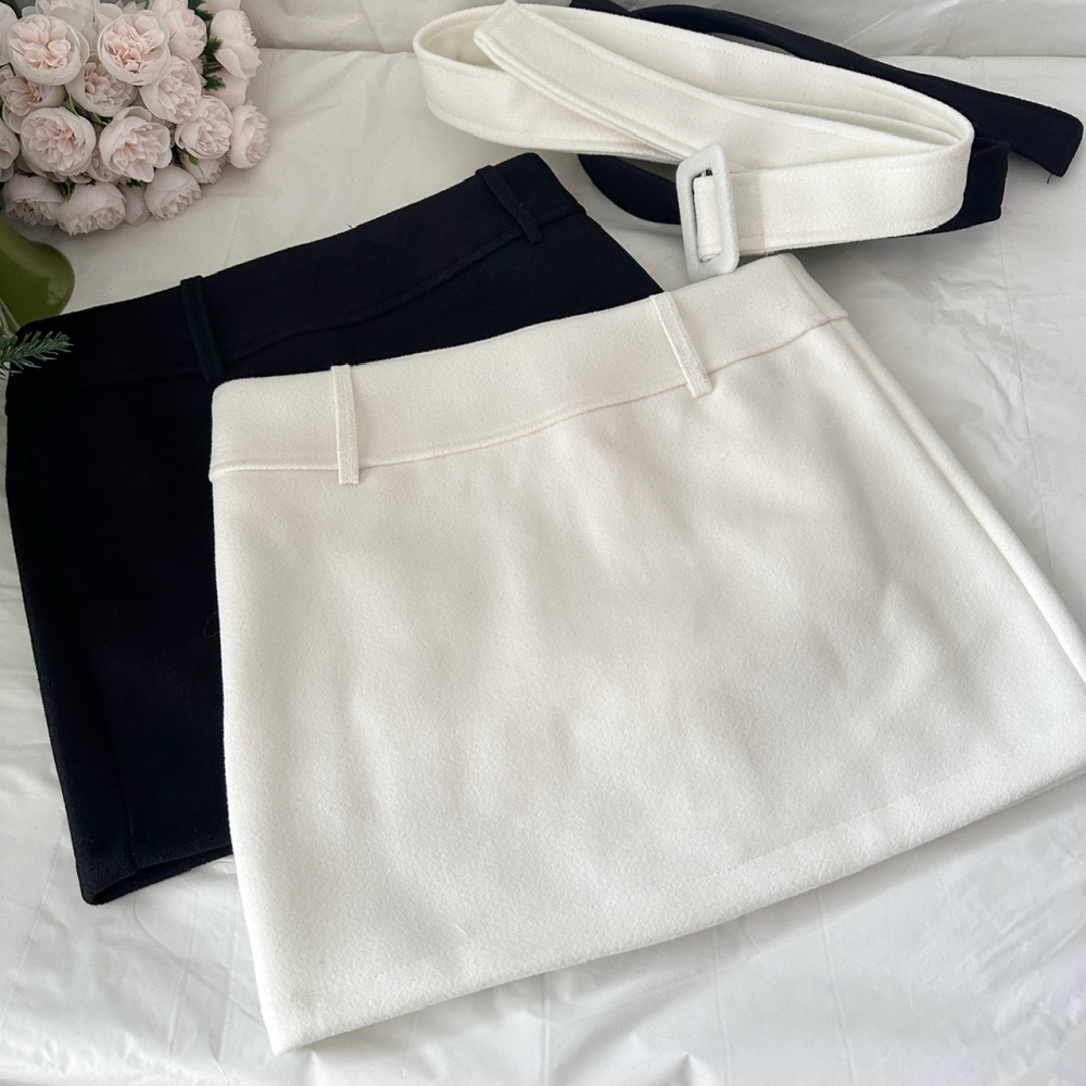 Slim long tops London style short skirt 2pcs set