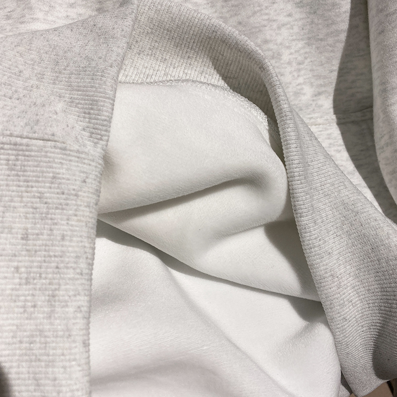 Couples thermal plus velvet hoodie embroidery loose tops