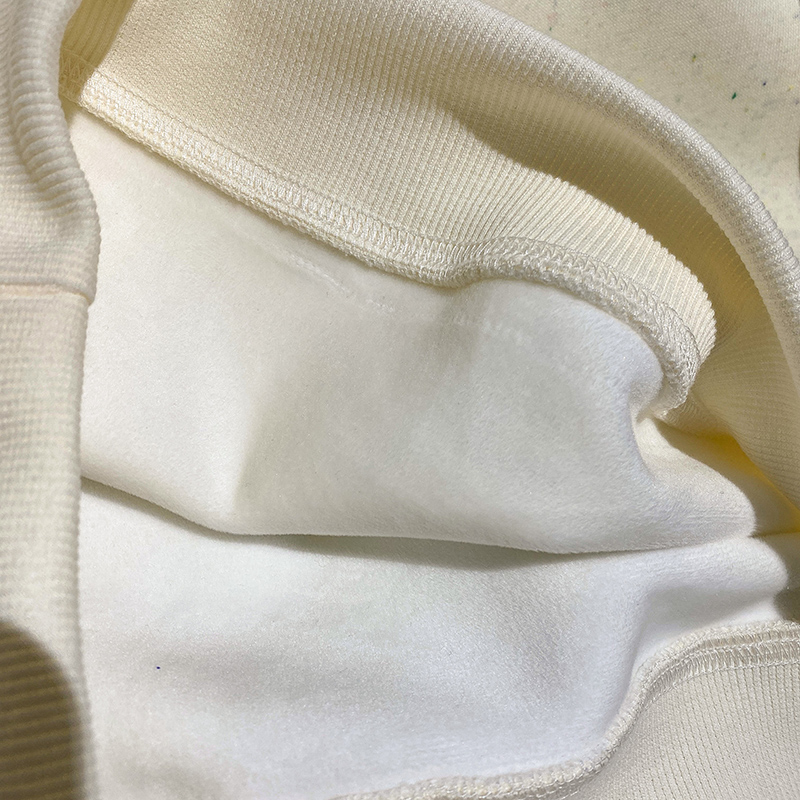 Complex hooded hoodie color point thermal tops for women