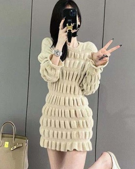 Autumn dress autumn and winter sweater dress