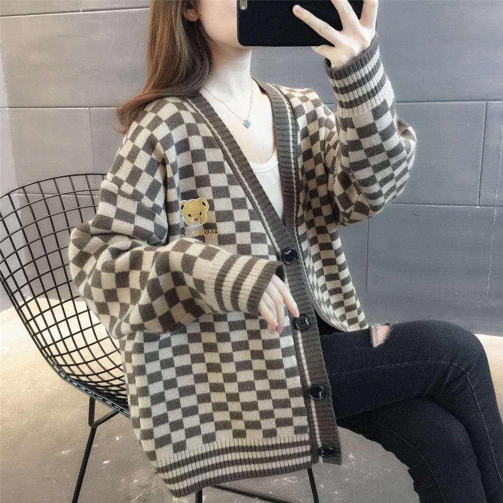 Lazy loose coat spring Korean style cardigan for women
