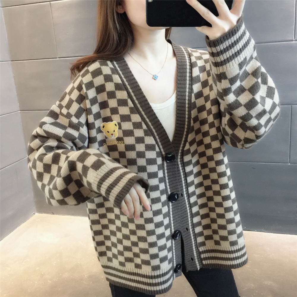 Lazy loose coat spring Korean style cardigan for women
