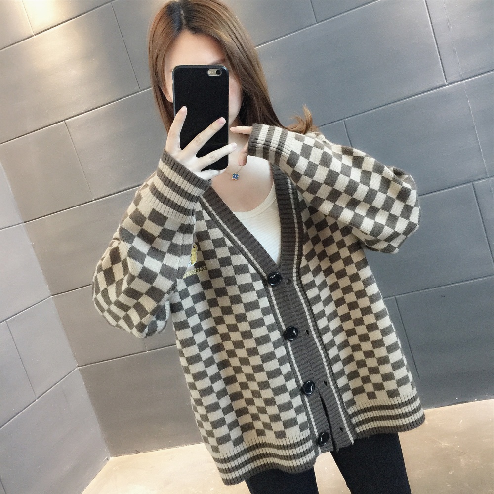 Lazy loose coat spring Korean style cardigan for women