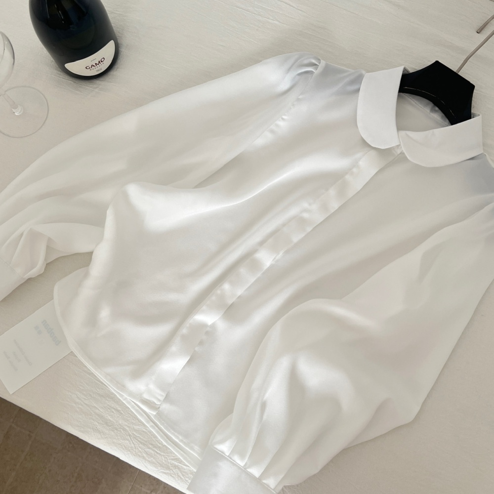 Pinched waist black dress A-line shirt a set for women