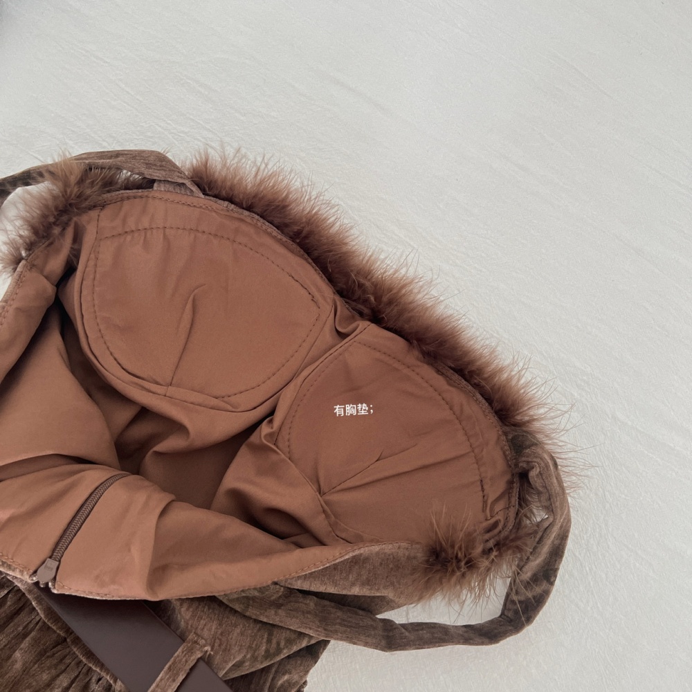 With belt sling dress