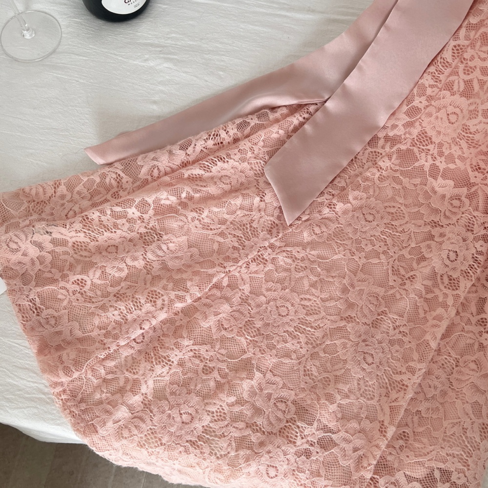 Frenum V-neck dress France style long dress for women